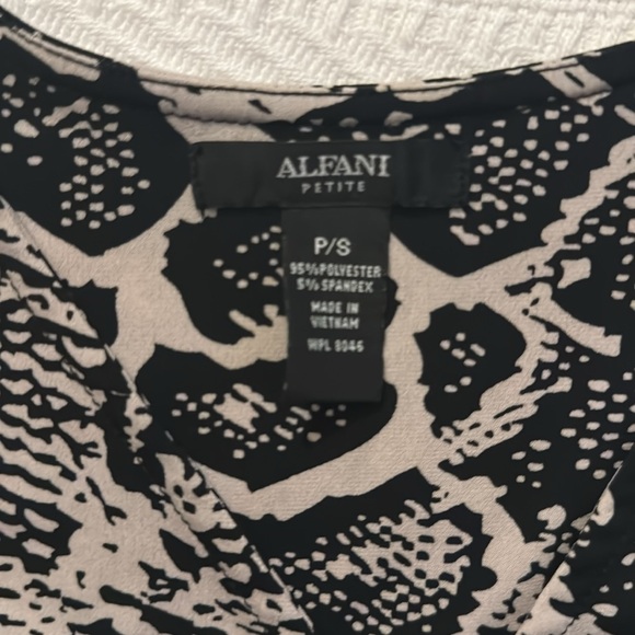 B&W SNAKE PRINT DRESS - Picture 3 of 3